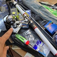 عرض العدة المتكاملة - سنارة صيد بكامل عدتها