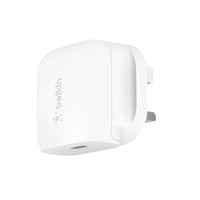 شاحن جداري من بيلكن منفذ USB-C بقوة 20 واط - ابيض