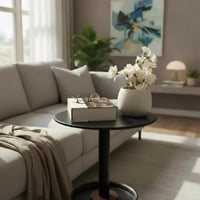 طاولة خدمة حديد أسود - بتصميم فاخر وأنيق *LU