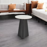 طاولة خدمة دائري سطح سيراميك