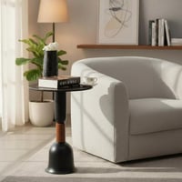 طاولة خدمة حديد أسود - بتصميم فاخر وأنيق *LU