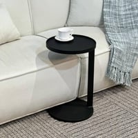 طاولة خدمة جانبية حديد أسود 35x35x55 سم