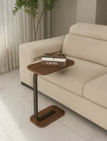 طاولة خدمة سطح خشب بني - بتصميم فاخر وأنيق متعددة...