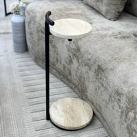 طاولة خدمة مسكة سطح رخام TL