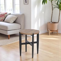 طاولة خدمة مفرد خشب بني