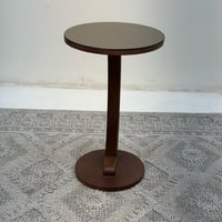 طاولة خدمة سطح مرايا قاعده خشب لون بني