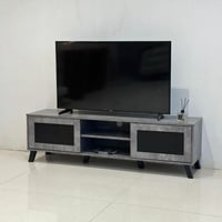 طاولة بلازما خشب ماليزي لون رمادي *أوتلت