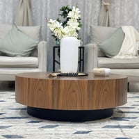 طاولة ضيافة جوز الهند بني 90x90x31 سم