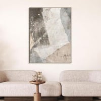 لوحة تجريدية مودرن ألوان فنية متداخلة 80x120 سم