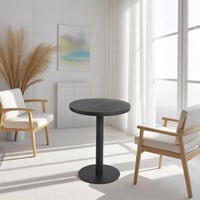 طاولة جانبية مفرد سطح أسود