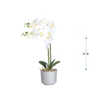 ورد اوركيد 2 فرع صناعي مركن لون فضي *أوتلت