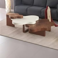 طقم طاولة قهوة بتصميم متداخل 3 قطع