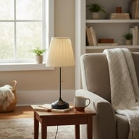 اباجوره ( مصباح طاولة أسود ) *LU