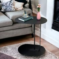 طاولة خدمة حديد باللون الأسود *أوتلت