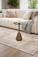 طاولة خدمة سطح زجاج بني*تخفيضات عالم فوريو