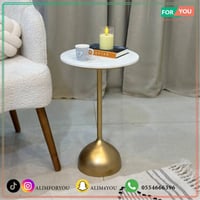 طاولة خدمة بسطح رخامي 55*35سم