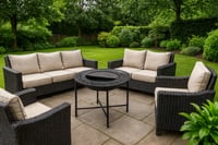 منقل شوي حديد شكل دائري