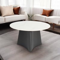 طاولة ضيافة دائري سطح سيراميك