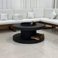 منقل شوي دائري حديد أسود winter