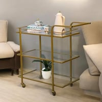 عربية تقديم ذهبي 3 دور زجاجAB