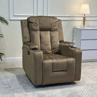 كرسي استرخاء هزاز ودوار لون بني LU*F