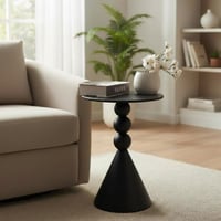 طاولة خدمة حديد أسود - بتصميم فاخر وأنيق *LU