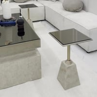 طقم طاولة ضيافة مع 4 خدمة بديل رخام