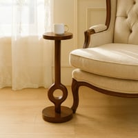 طاولة خدمة مفرد لون بني