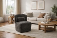 كرسي مفرد فاخر - لمسة ديكور مثالية لغرفتك الون احم...