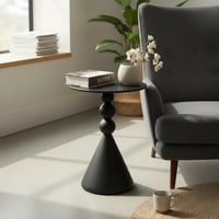 طاولة خدمة حديد أسود - بتصميم فاخر وأنيق *LU