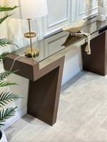 مدخل خشب سنديان مرايا BT