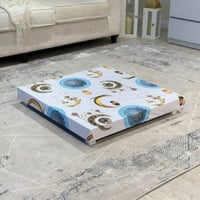 طاولة طبليه رمضان خشب شكل مربع *أوتلت