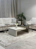 طقم طاولات ضيافة مع 6 طاولات خدمة - بتصميم فاخر وأ...