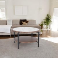 طاولة ضيافة دورين خشب بني