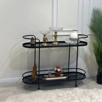 عربية تقديم 2 دور زجاج اسود