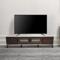 طاولة بلازما خشب رمادي أبواب بني مقاس 180 سم *أوتل...