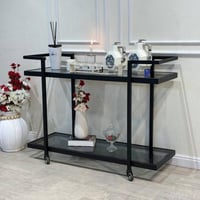 عربية تقديم دورين زجاج أسود شفاف