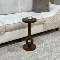 طاولة خدمة مفرد لون بني