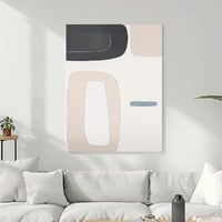 لوحة جدارية تجريدية مودرن ألوان باستيل ناعمة 80x12...