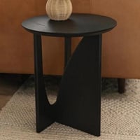 طاولة خدمة خشب سنديان أسود