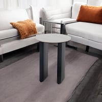 طاولة خدمة دائري سطح سيراميك