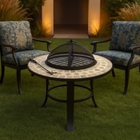 منقل شوي سطح سيراميك دائري - بتصميم فاخر وأنيق win...