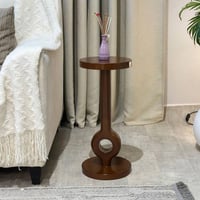 طاولة خدمة مفرد لون بني