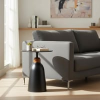 طاولة خدمة حديد أسود - بتصميم فاخر وأنيق *LU