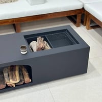 منقل بكس ديكور صاج لون أسود TL winter