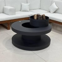 منقل شوي دائري حديد أسود winter