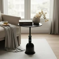 طاولة خدمة حديد أسود - بتصميم فاخر وأنيق *LU