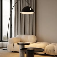 أباجورة أرضي سوداء - بتصميم فاخر وأنيق *LU