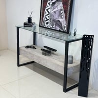 مدخل بديل رخام دورين زجاج شفاف