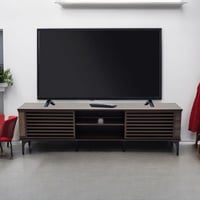 طاولة تلفزيون خشب بني بتصميم عصري مقاس 160 سم *أوت...